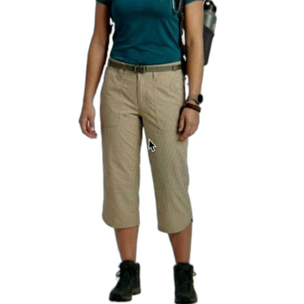 The North Face Women's Horizon II Tan Outdoor Performance Capri Pants Size 10